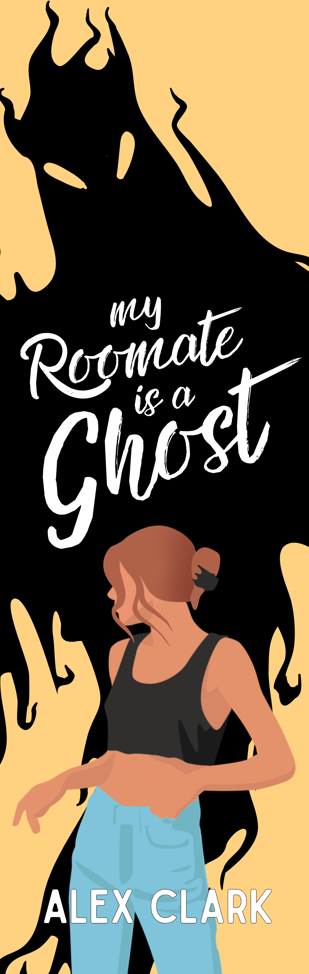 Face avant du marque-page My roommate is a ghost