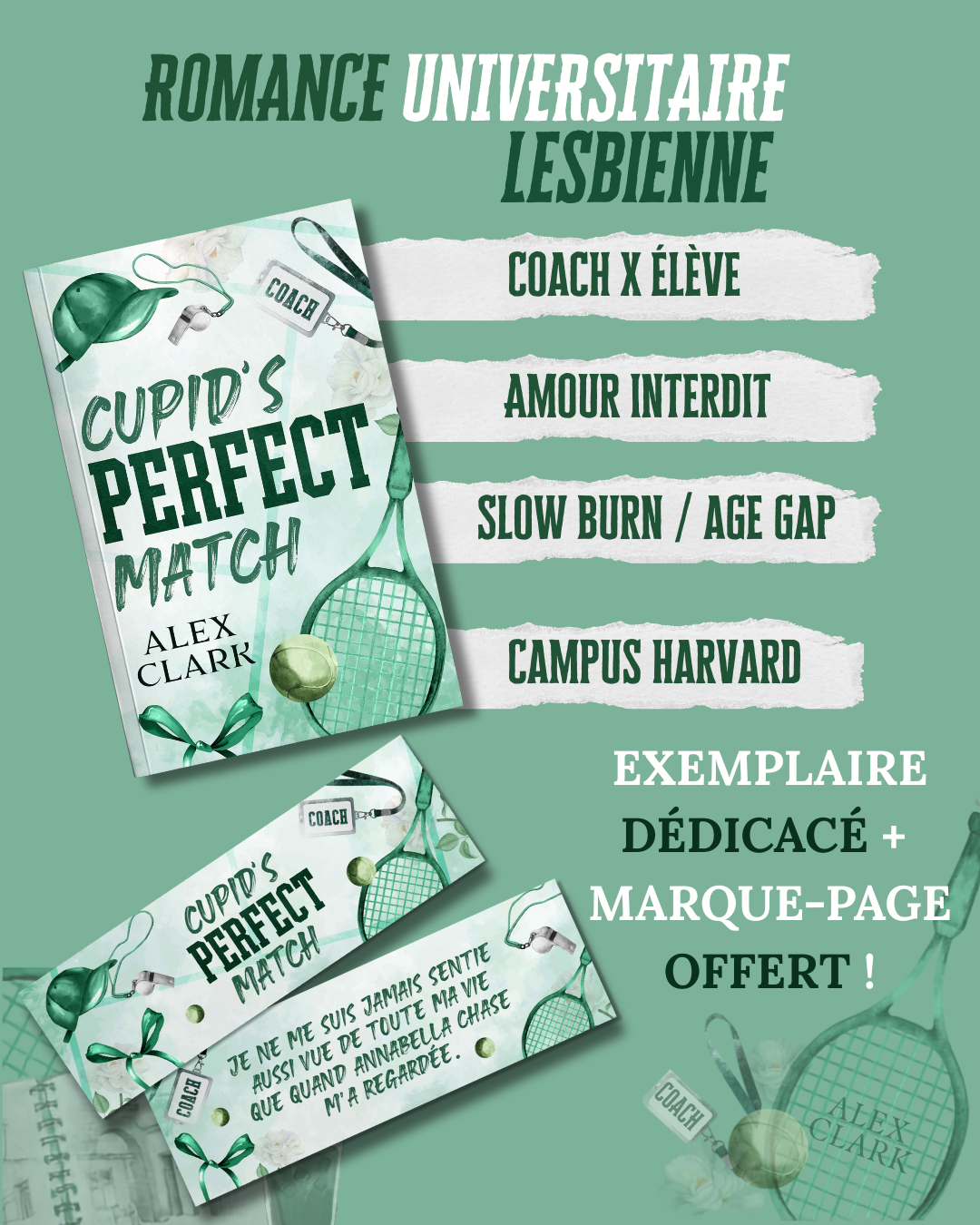 Cupid's perfect match - romance lesbienne universitaire coach x élève. ( dédicacé )